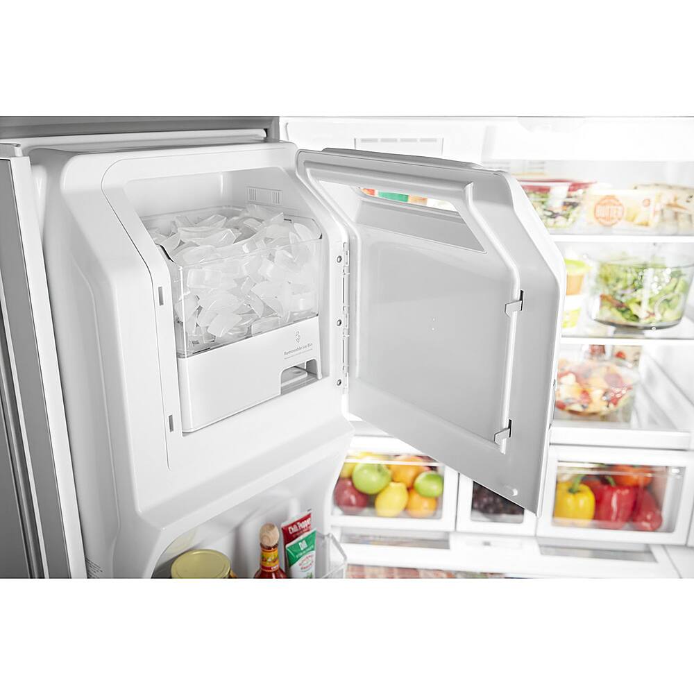 Alt View 12. Whirlpool - 26.8 Cu. Ft. French Door Refrigerator - Fingerprint Resistant Stainless Steel.