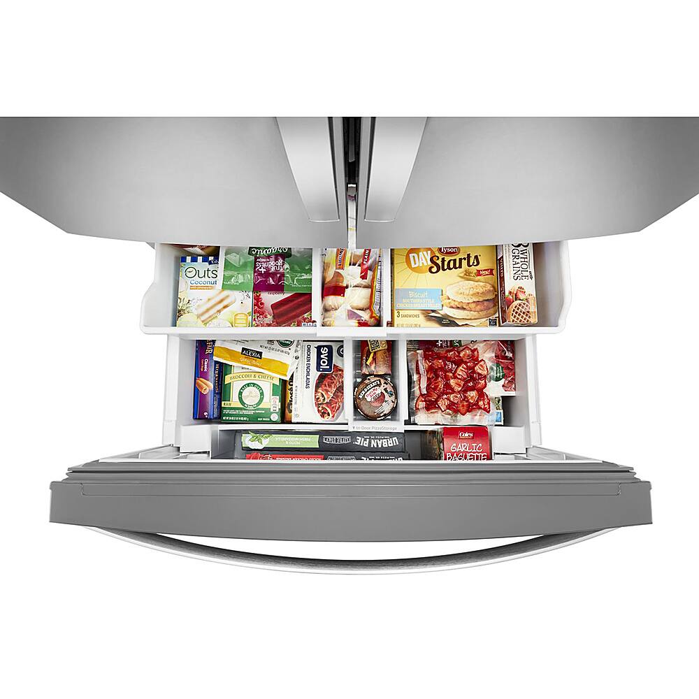 Alt View 1. Whirlpool - 26.8 Cu. Ft. French Door Refrigerator - Fingerprint Resistant Stainless Steel.