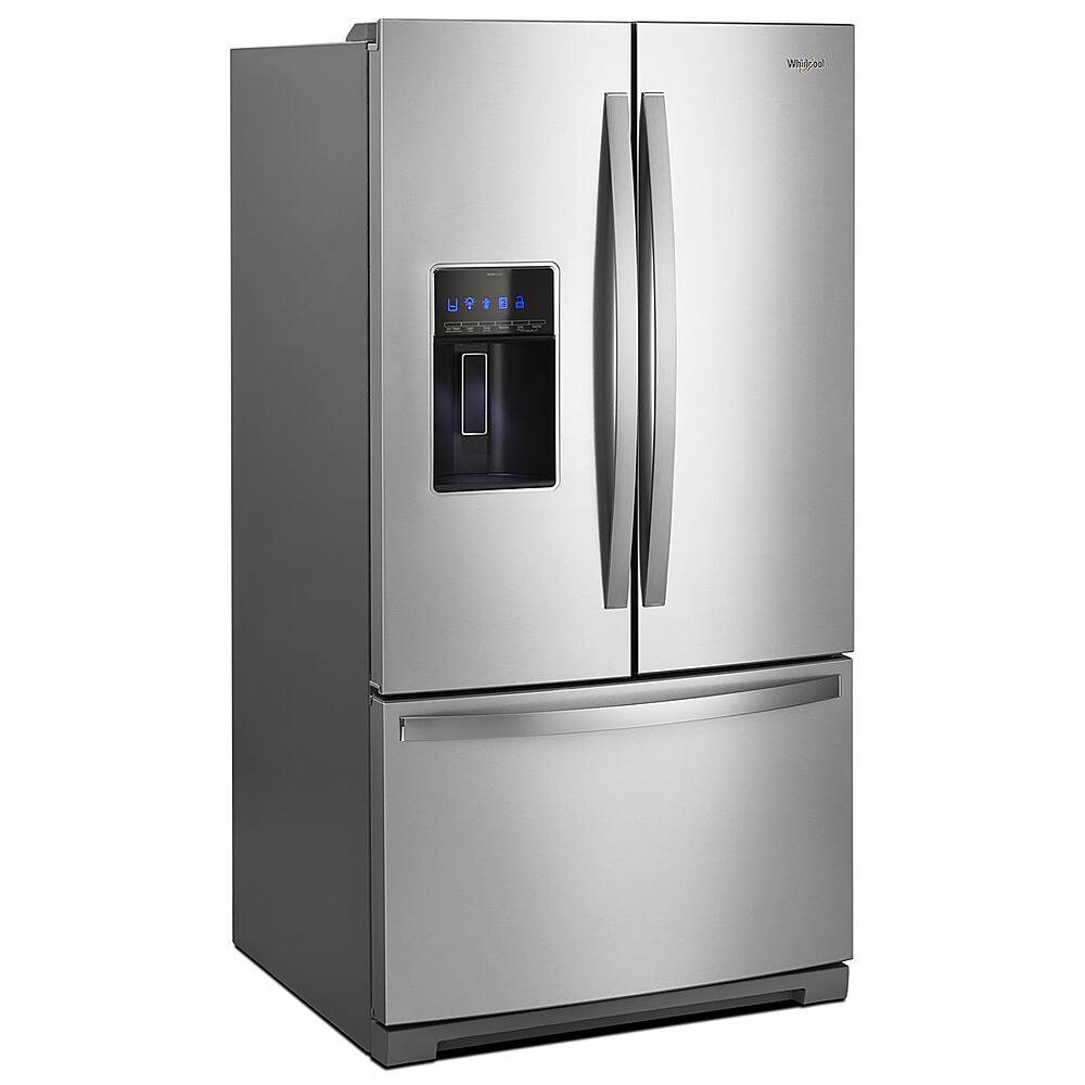 Alt View 4. Whirlpool - 26.8 Cu. Ft. French Door Refrigerator - Fingerprint Resistant Stainless Steel.