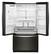 Alt View 1. Whirlpool - 26.8 Cu. Ft. French Door Refrigerator - Black Stainless Steel with Printshield Finish.
