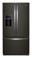 Whirlpool - 26.8 Cu. Ft. French Door Refrigerator - Black Stainless Steel - Front_Zoom