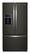 Front. Whirlpool - 26.8 Cu. Ft. French Door Refrigerator - Black Stainless Steel with Printshield Finish.