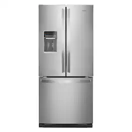 Whirlpool - 19.7 Cu. Ft. French Door Refrigerator - Stainless Steel