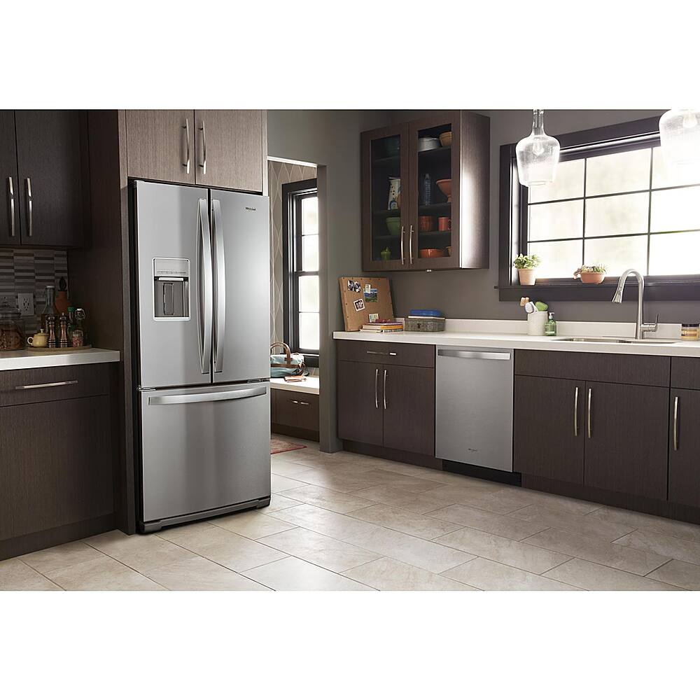 Alt View 14. Whirlpool - 19.7 Cu. Ft. French Door Refrigerator - Fingerprint Resistant Stainless Steel.