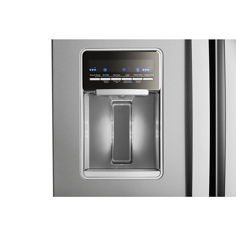 Alt View 2. Whirlpool - 19.7 Cu. Ft. French Door Refrigerator - Fingerprint Resistant Stainless Steel.