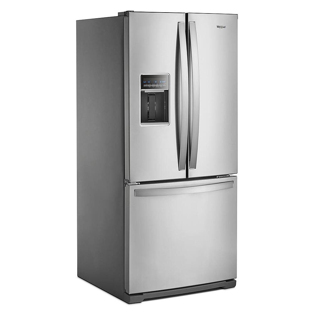 Alt View 3. Whirlpool - 19.7 Cu. Ft. French Door Refrigerator - Fingerprint Resistant Stainless Steel.