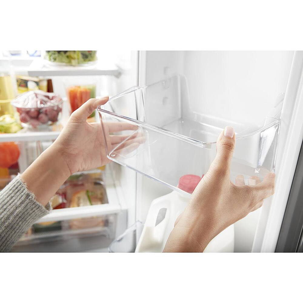 Alt View 5. Whirlpool - 19.7 Cu. Ft. French Door Refrigerator - Fingerprint Resistant Stainless Steel.