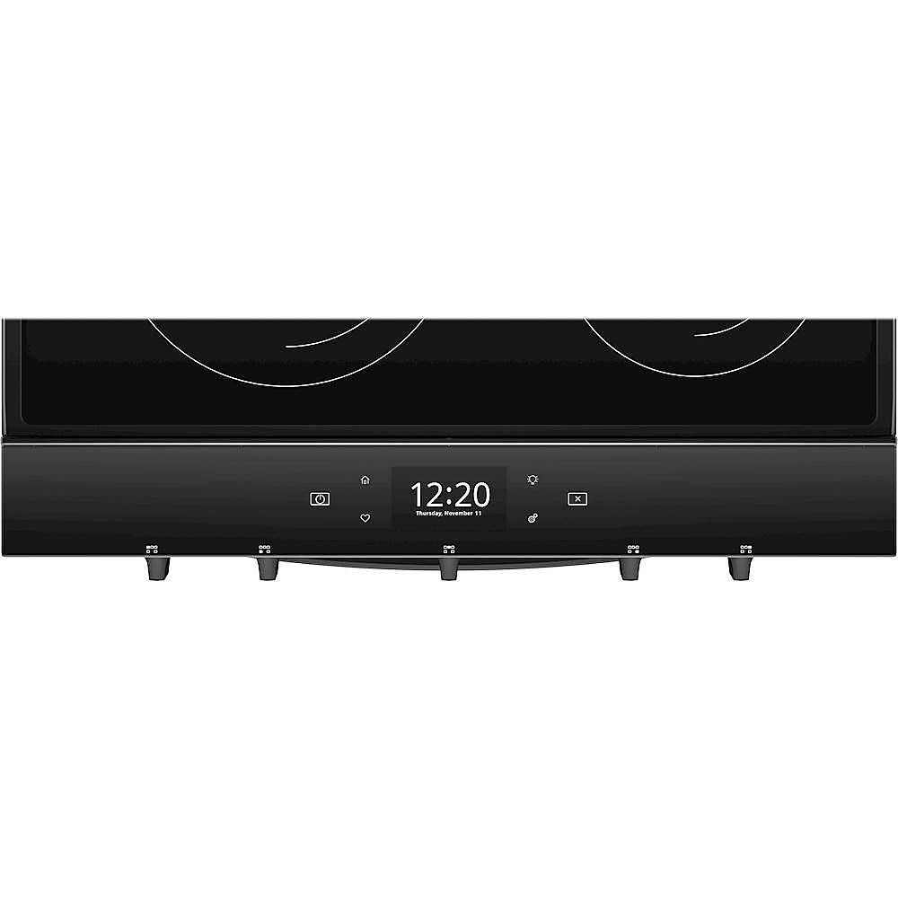 Alt View 2. Whirlpool - 6.4 Cu. Ft. Self-Cleaning Slide-In Electric Convection Range - Black.