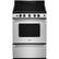 Front. Whirlpool - 3.0 Cu. Ft. Freestanding Electric Range - Stainless steel.