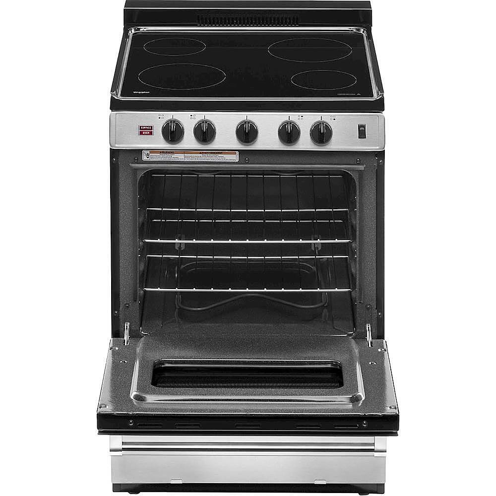 Alt View 12. Whirlpool - 3.0 Cu. Ft. Freestanding Electric Range - Stainless steel.
