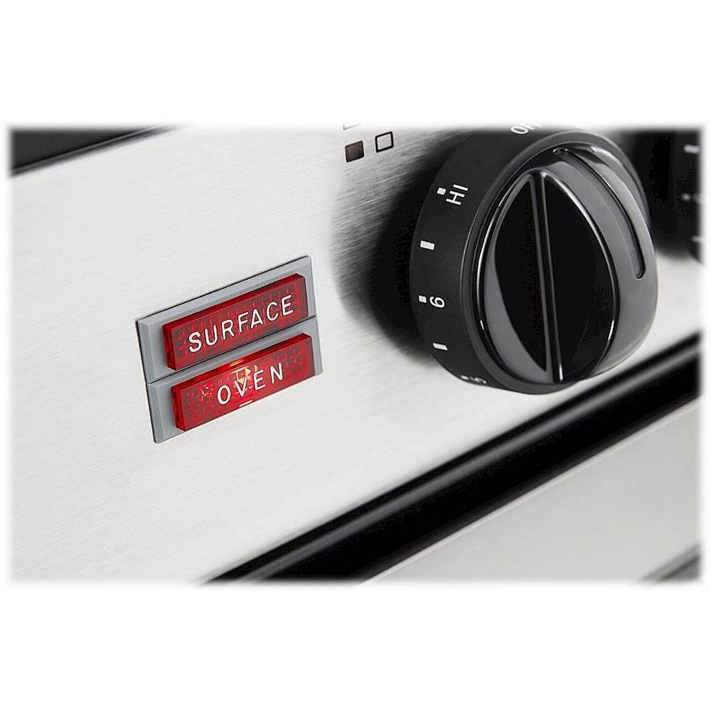 Alt View 17. Whirlpool - 3.0 Cu. Ft. Freestanding Electric Range - Stainless steel.