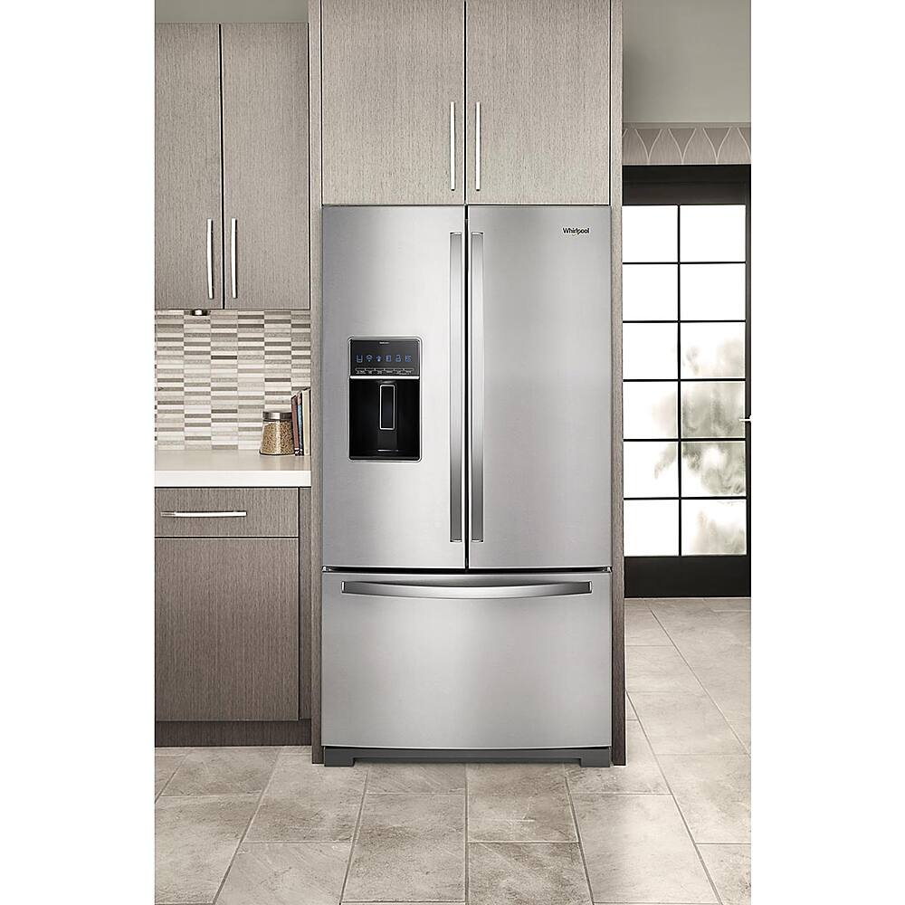 Alt View 12. Whirlpool - 26.8 Cu. Ft. French Door Refrigerator - Fingerprint Resistant Stainless Steel.