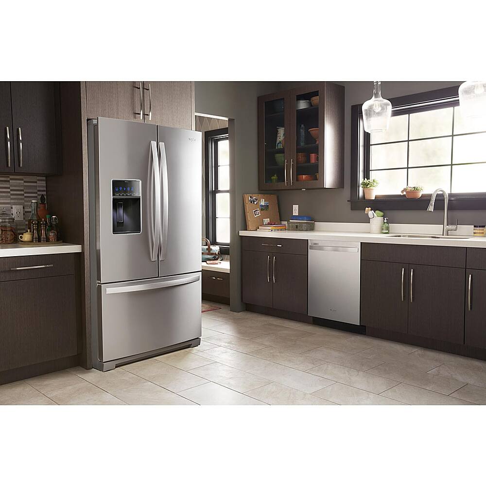 Alt View 13. Whirlpool - 26.8 Cu. Ft. French Door Refrigerator - Fingerprint Resistant Stainless Steel.