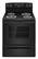 Front. Amana - 4.8 Cu. Ft. Freestanding Electric Range - Black.