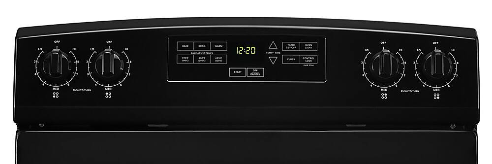 Alt View 11. Amana - 4.8 Cu. Ft. Freestanding Electric Range - Black.