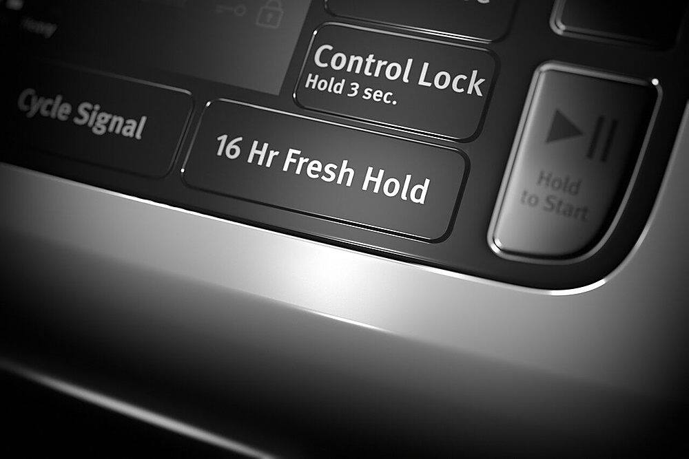 Alt View 20. Maytag - 4.8 Cu. Ft. High Efficiency Stackable Front Load Washer with Steam and Fresh Hold - White.