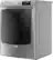 Left. Maytag - 7.3 Cu. Ft. Stackable Electric Dryer with Steam and Extra Power Button - Metallic Slate.