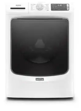 Maytag - 4.5 Cu. Ft. High-Efficiency Stackable Front Load Washer with Steam and Fresh Spin - White