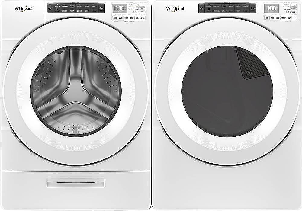 Alt View 13. Whirlpool - 7.4 Cu. Ft. Stackable Gas Dryer with Wrinkle Shield Option - White.