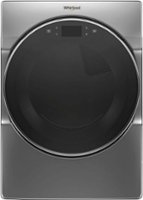 Whirlpool - 7.4 Cu. Ft. 36-Cycle Gas Dryer with Steam - Chrome Shadow - Front_Zoom