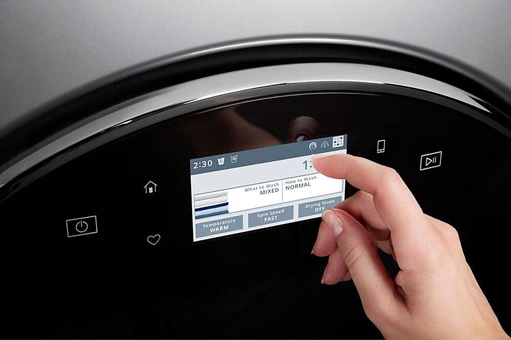 Alt View 12. Whirlpool - 7.4 Cu. Ft. 36-Cycle Gas Dryer with Steam - Chrome Shadow.