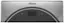 Alt View 1. Whirlpool - 7.4 Cu. Ft. 36-Cycle Gas Dryer with Steam - Chrome Shadow.