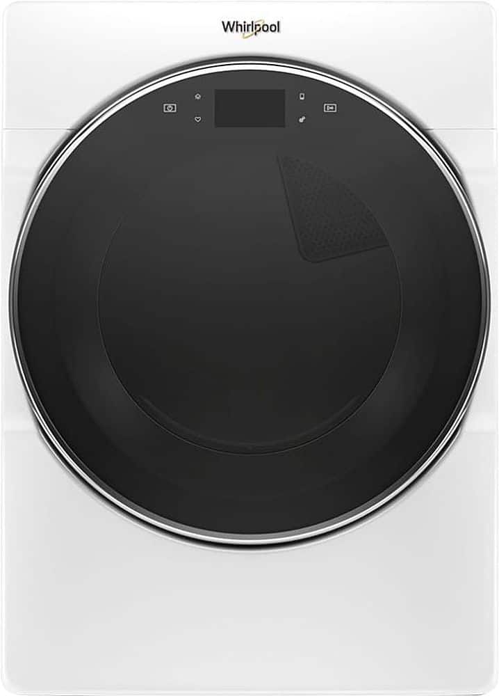 Whirlpool - 7.4 Cu. Ft. 36-Cycle Gas Dryer with Steam - White - Front_Zoom
