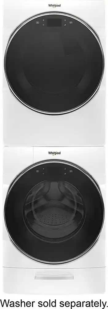 Alt View 11. Whirlpool - 7.4 Cu. Ft. 36-Cycle Gas Dryer with Steam - White.