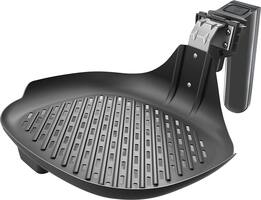 Philips - Viva Collection Airfryer Grill Pan Accessory - Black - Angle_Zoom