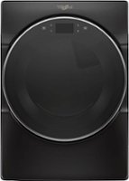 Whirlpool - 7.4 Cu. Ft. 37-Cycle Gas Dryer with Steam - Black Shadow - Front_Zoom