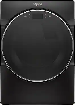 Whirlpool - 7.4 Cu. Ft. 37-Cycle Gas Dryer with Steam - Black Shadow