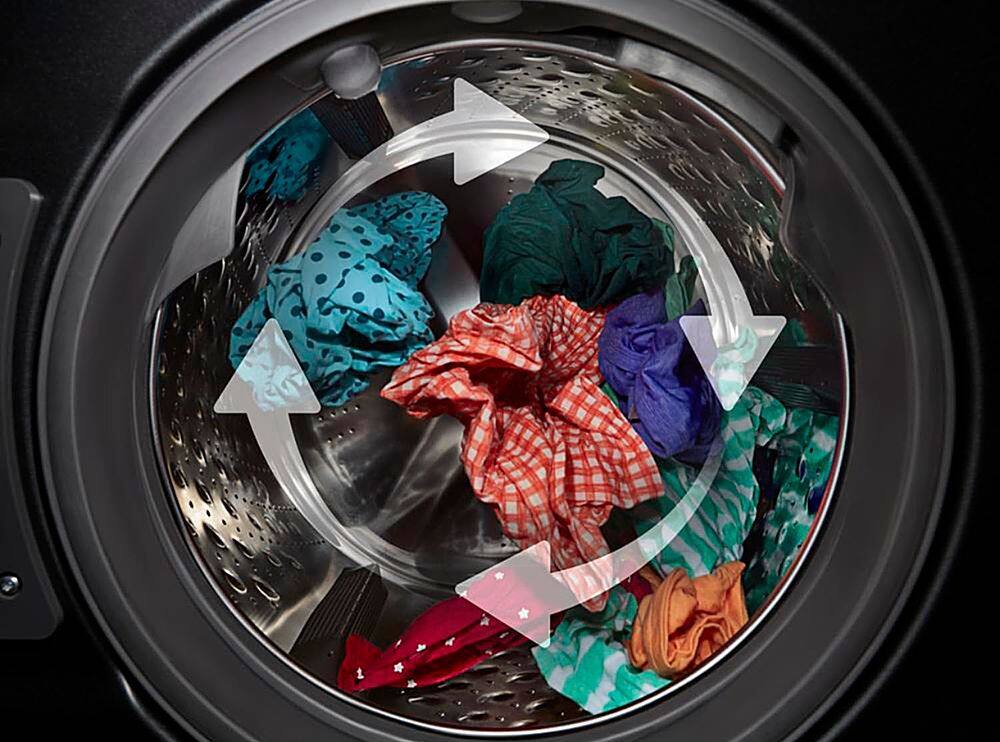 Alt View 16. Whirlpool - 5.0 Cu. Ft. High Efficiency Stackable Front Load Washer with Steam and FanFresh - White.