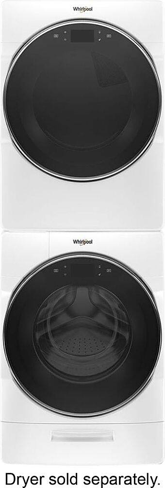 Alt View 11. Whirlpool - 5.0 Cu. Ft. High Efficiency Stackable Front Load Washer with Steam and FanFresh - White.