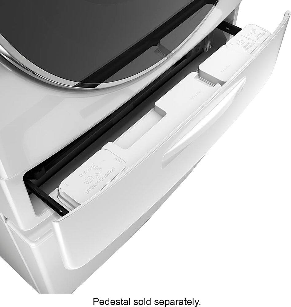 Alt View 15. Whirlpool - 5.0 Cu. Ft. High Efficiency Stackable Front Load Washer with Steam and FanFresh - White.