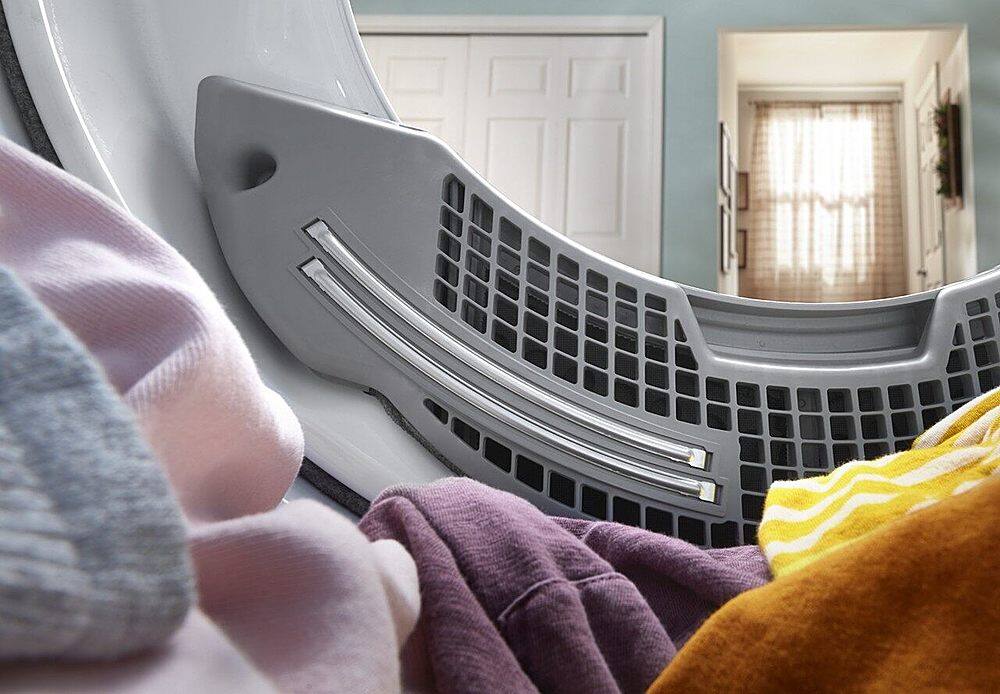 Alt View 15. Whirlpool - 7.4 Cu. Ft. Stackable Electric Dryer - White.