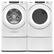 Alt View 18. Whirlpool - 7.4 Cu. Ft. Stackable Electric Dryer - White.