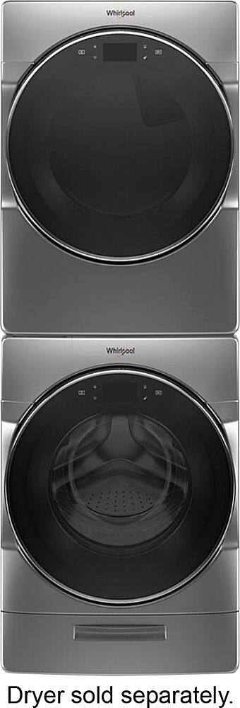 Alt View 11. Whirlpool - 5.0 Cu. Ft. High Efficiency Front Load Washer with Steam and Load & Go XL Dispenser - Chrome Shadow.