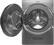 Alt View 4. Whirlpool - 5.0 Cu. Ft. High Efficiency Front Load Washer with Steam and Load & Go XL Dispenser - Chrome Shadow.