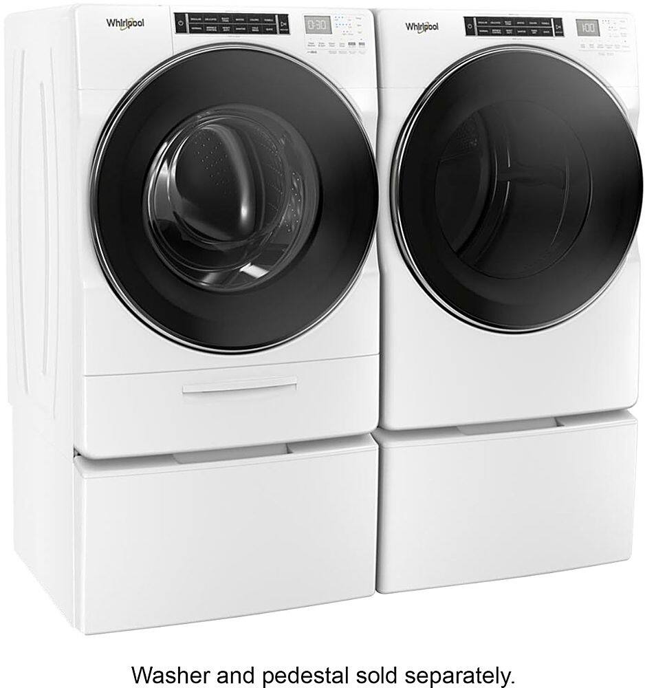 Alt View 14. Whirlpool - 7.4 Cu. Ft. 36-Cycle Gas Dryer with Steam - White.