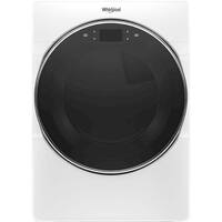 Whirlpool - 7.4 Cu. Ft. 36-Cycle Electric Dryer with Steam - White - Front_Zoom