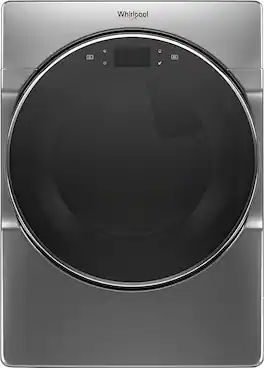 Whirlpool - 7.4 Cu. Ft. 36-Cycle Electric Dryer with Steam - Chrome Shadow