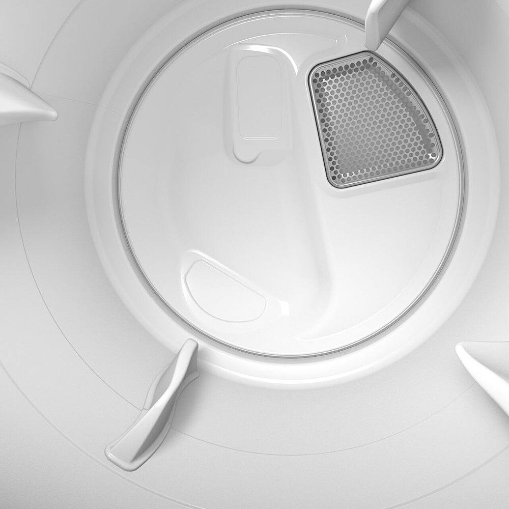 Alt View 23. Whirlpool - 7.4 Cu. Ft. Stackable  Electric Dryer with  Wrinkle Shield Option - White.