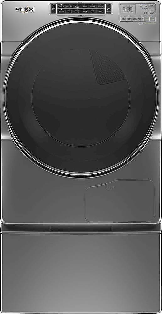 Alt View 11. Whirlpool - 7.4 Cu. Ft. 36-Cycle Electric Dryer - Chrome Shadow.