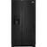 Front. Maytag - 24.5 Cu. Ft. Side-by-Side Refrigerator - Black.