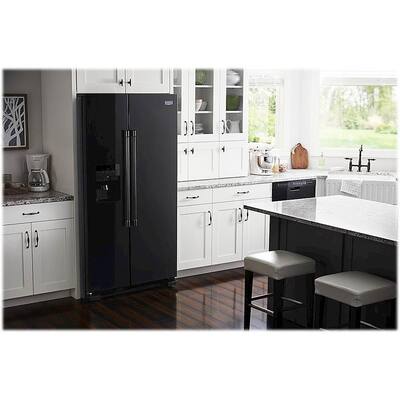 mogufatページ Maytag 24.5 Cu. Ft. Side by Side Refrigerator Black OBX