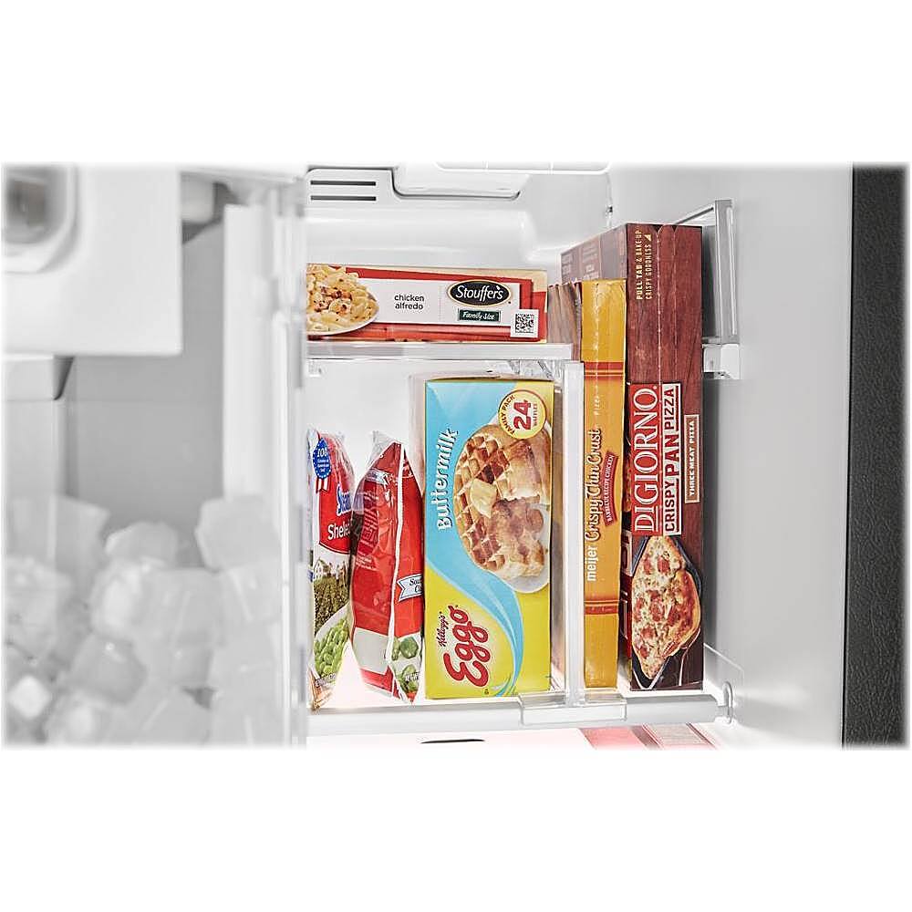 Alt View 14. Maytag - 24.5 Cu. Ft. Side-by-Side Refrigerator - Black.