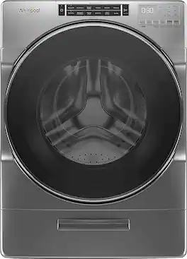 Whirlpool - 4.3 Cu. Ft. High Efficiency Stackable Front Load Washer with Load & Go XL Dispenser - Gray