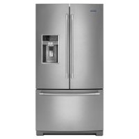 Maytag - 27 cu. ft. French Door Refrigerator with PowerCold Feature - Stainless Steel - Front_Zoom