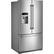 Left. Maytag - 27 cu. ft. French Door Refrigerator with PowerCold Feature - Stainless steel.