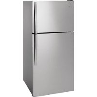 Whirlpool - 18.2 Cu. Ft. Top-Freezer Refrigerator - Stainless Steel - Angle_Zoom